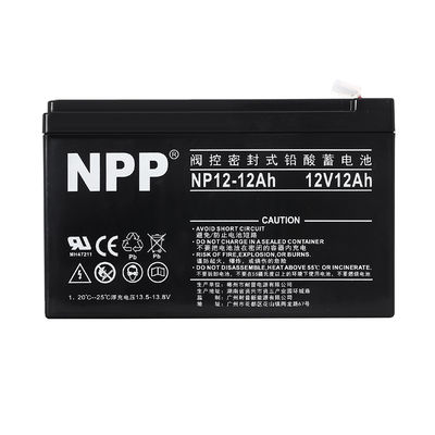 NPP NP12-12Ah Best Energy Storage Maintenance Free Rechargeable Sealed Lead Acid 12V 12Ah Battery