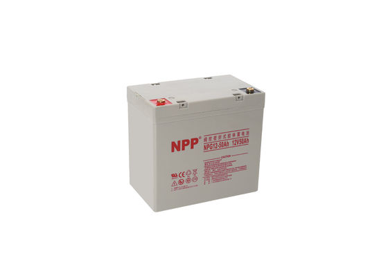 NPP NP12-50Ah Rechargeable Gel Deep Cycle Battery Valve Regulated Lead Acid Battery Storage Battery for Off Grid Solar System
