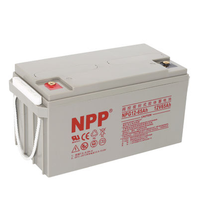 NPP NPG12-65Ah Rechargeable AGM Heavy Duty Deep Cycle Gel VRLA Battery for Off Grid Solar System, Golf Cart, Non Spill able