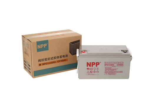 NPP NPG12-65Ah Rechargeable AGM Heavy Duty Deep Cycle Gel VRLA Battery for Off Grid Solar System, Golf Cart, Non Spill able