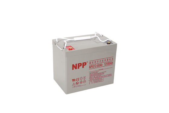 NPP NPG12-80Ah 12V 80Ah Rechargeable Gel Battery for Solar Power System
