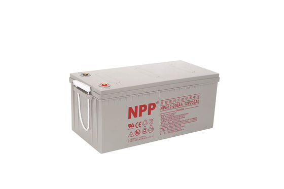 NPP NPG12-200Ah Rechargeable Gel Deep Cycle 12V 200Ah Gel Battery with Button Style Terminals
