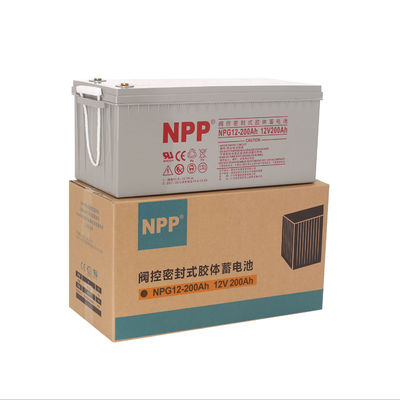 Chargeable NPP NPG12-250Ah Gel Deep Cycle Battery The Ultimate Solution for 12V 250Ah Applications