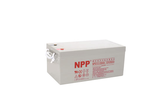Chargeable NPP NPG12-250Ah Gel Deep Cycle Battery The Ultimate Solution for 12V 250Ah Applications