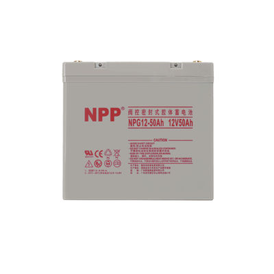 NPP NPG12-50Ah Rechargeable Gel Deep Cycle Battery Valve Regulated Lead Acid Battery Storage Gel Battery