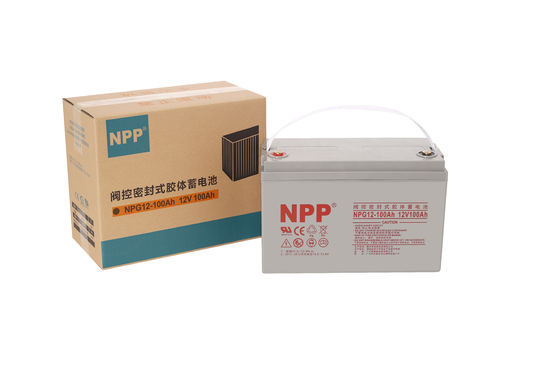 NPP NPG12-100 UPS Power Energy Storage Solar Gel Batteries Lead Acid Batteries 12V 100Ah Gel Battery