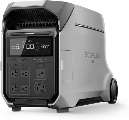 Solar Generator 4000wh Ecoflow Delta PRO 3 120/240V 4000W AC Output, Portable Power Station for Home Use
