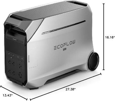 Solar Generator 4000wh Ecoflow Delta PRO 3 120/240V 4000W AC Output, Portable Power Station for Home Use