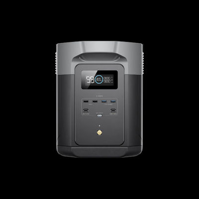 Ecoflow Solar Power Generator with 2048wh Delta 2 Max Extra Battery China Factory Price 2400W Outpit Portable Power Supply Station