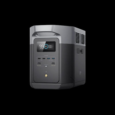 Ecoflow Solar Power Generator with 2048wh Delta 2 Max Extra Battery China Factory Price 2400W Outpit Portable Power Supply Station