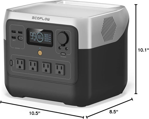 Ecoflow Portable Power Station River 2 PRO Fast Charging, Solar Generator Portable Power Station 768wh 800W