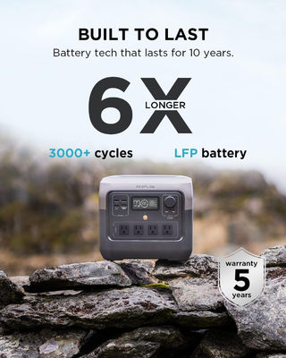 Ecoflow Portable Power Station River 2 PRO Fast Charging, Solar Generator Portable Power Station 768wh 800W