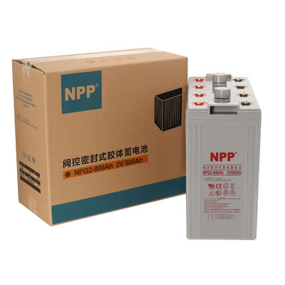 NPP NPG2-800Ah Gel AGM Solar Batteries 2V 800Ah Maintenance Free Lead Acid Gel Batteries UPS