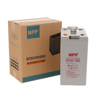 NPP NPG2-600Ah Energy Storage Battery Solar Gel Batter Lead Acid Batteries 2V 600Ah Deep Cycle Gel Battery