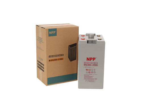 Deep Cycle AGM Sealed Lead Acid Batteries NPG2-500 2V 500Ah Solar Energy Storage GEL Battery