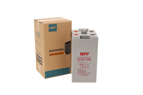 High-Quality NPP NPG2-400Ah High Performance Rechargeable Lead-acid Battery 2V 400Ah Gel Battery for Power Backup