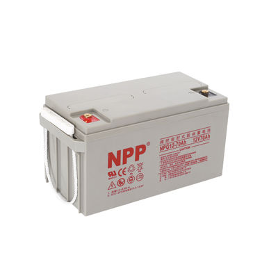 High Quality NPP NPG12V 70AH Solar Power System Home Ups GEL Battery for Solar Street Light Battery