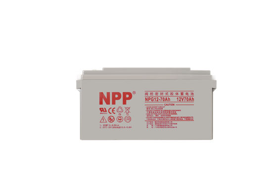 High Quality NPP NPG12V 70AH Solar Power System Home Ups GEL Battery for Solar Street Light Battery