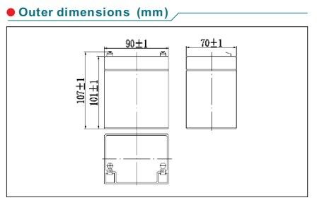 Lightweight Power Solution for Security Systems & Medical Devices 12V4AH Compact Lead-Acid Battery