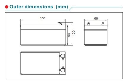 Reliable in Extreme Hot/Cold Climates 12V7AH Lead-Acid Battery with Wide Temperature Tolerance