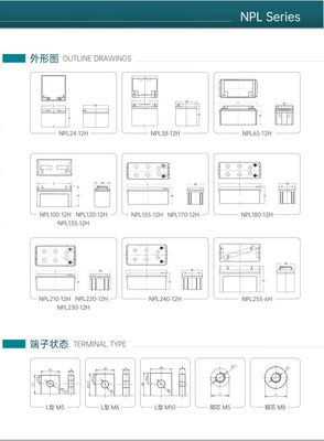YUASA NPL38-12 12V 38Ah UPS Battery Rechargeable VRLA YUASA Gel Battery for Electric Power UPS