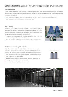 Santak UPS The Perfect Power Solution SANTAK Castle 3C3 HD Three Phase 500KVA 500KW for Your Business Operations Data Center Networking