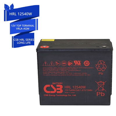 CSB HRL12540W 12V 540W VRLA Battery for UPS Data Center