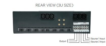 Vertiv Liebert NPS-I R32 Static Transfer Switch with 16A Max Current 240V Max Voltage and IP20 Protection