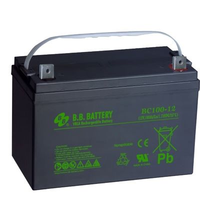 BB Battery BC100-12 12V 100Ah Best Energy Storage Maintenance Free Rechargeable VRLA Battery 100Ah for Electric Power