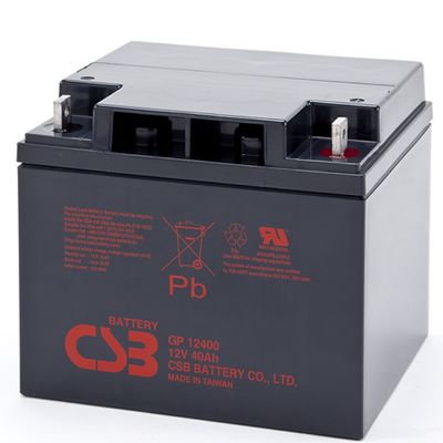 CSB Battery GPL12440 12V 40Ah Rechargeable Maintenance-Free Lead Acid Long Life Battery For UPS