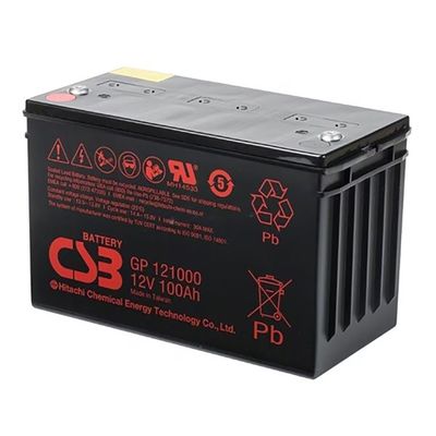 CSB Battery GPL121000 12V 100Ah Rechargeable Maintenance-Free Sealed Lead-Acid Batteries, DC Power Panels, VRLA Batteries 100Ah