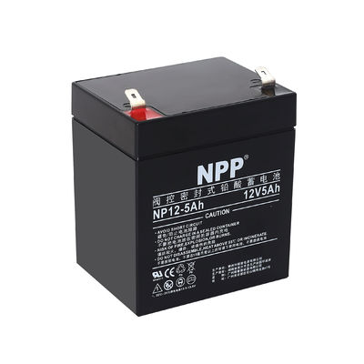 NPP NP12-5Ah Best Energy Storage Maintenance Free Rechargeable Sealed Lead Acid 12V 5Ah Battery