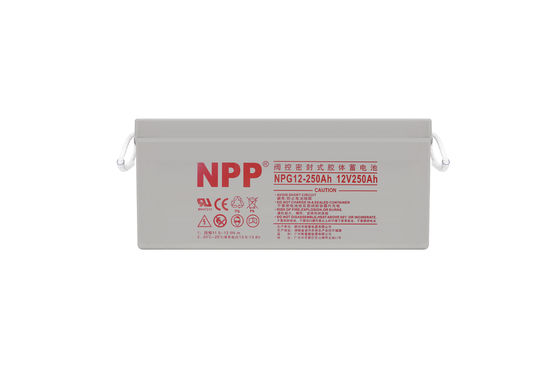 Chargeable NPP NPG12-250Ah Gel Deep Cycle Battery The Ultimate Solution for 12V 250Ah Applications