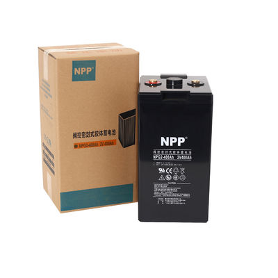 High-Quality NPP NPG2-400Ah High Performance Rechargeable Lead-acid Battery 2V 400Ah Gel Battery for Power Backup