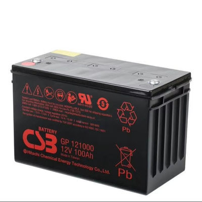 12V 100Ah CSB GPL121000 Maintenance-Free Sealed Lead-Acid Battery for Long-lasting