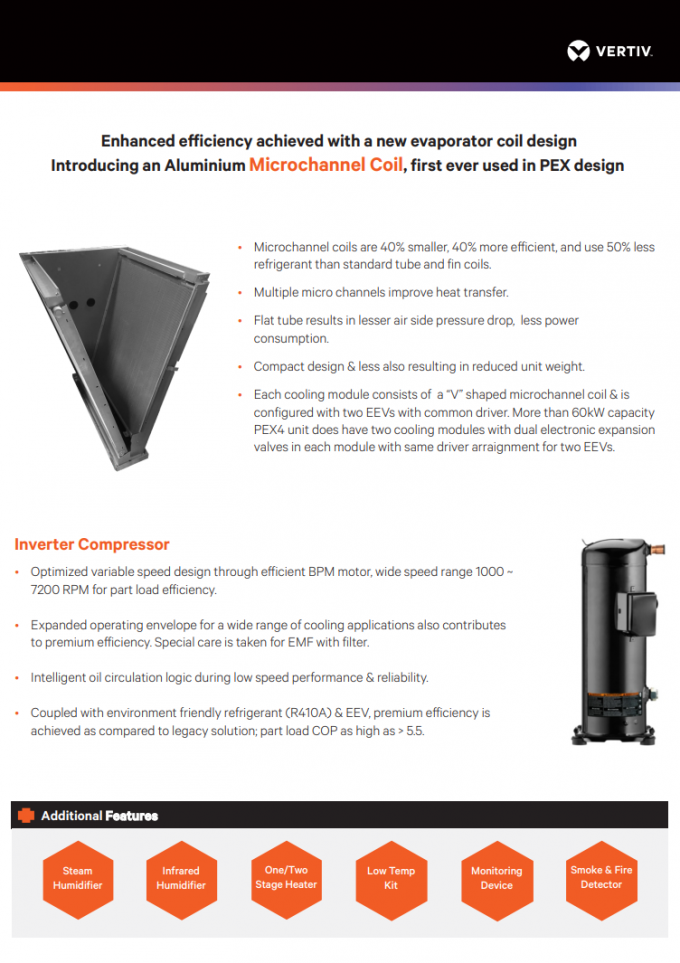 Vertiv Liebert PEX4 35KW Precision Air Conditioner for Data Center ...
